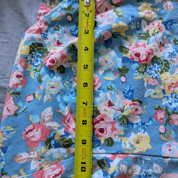 Handmade Vintage Floral Halter Dress XL / 2XL – Retro Fit & Flare with Tulle Hem - Picture 8 of 9